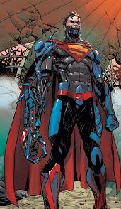 Открытки с Киборгом Супермэном суперзлодеем из Вселенной ДС.