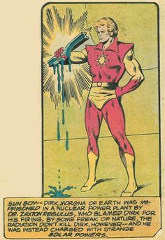 Открытки с Солнечным Мальчиком Санбоем из комиксов Марвел.  