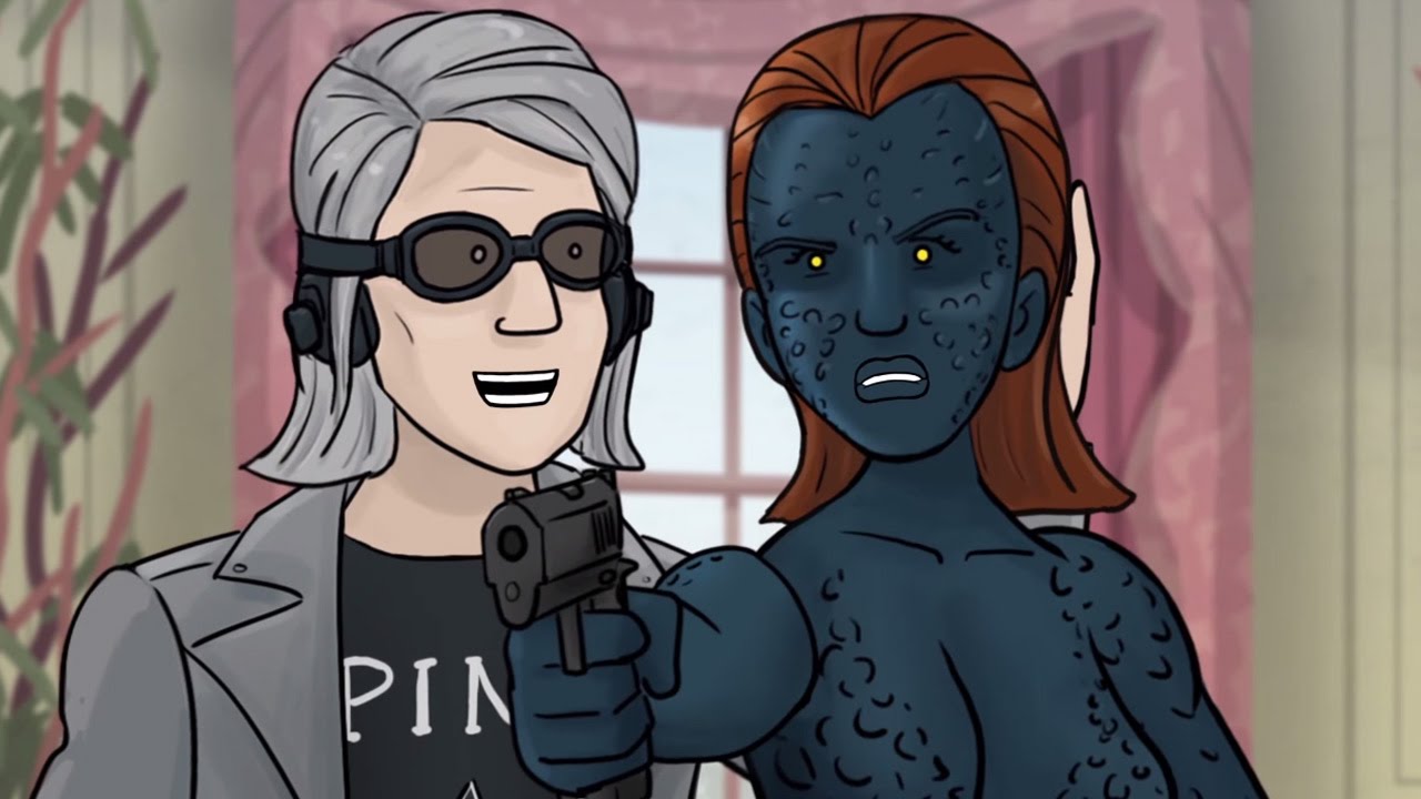 Открытки со Ртутью из Людей Икс. Открытки со Ртутью для детей.