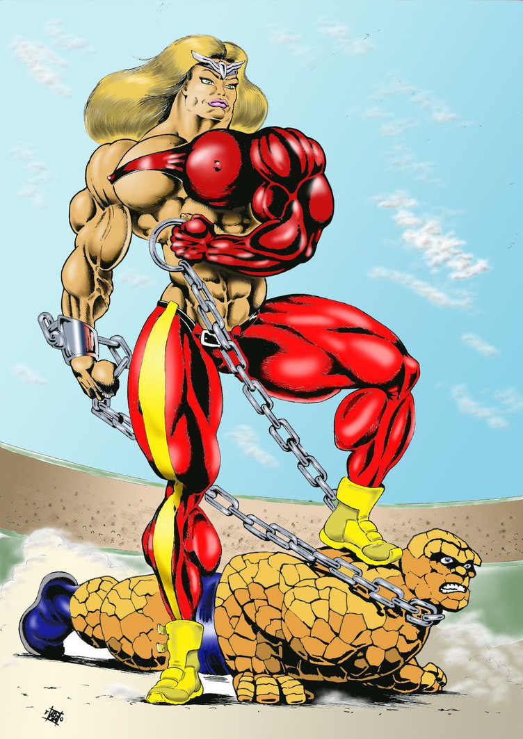 Открытки с Тундрой персонажем комиксов из Вселенной Марвел. 