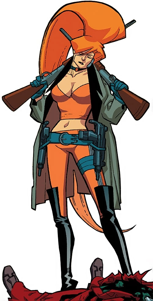 Открытки с Эльзой Блудстоун из Вселенной комиксов Марвел скачать.