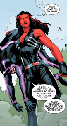 Открытки с Красной Женщиной Халком из комиксов от Марвел.    