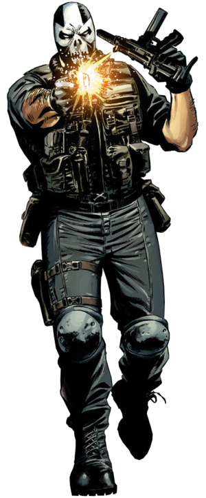 Открытки с Кроссбоунсом из комиксов Вселенной Марвел скачать.