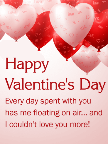 Открытки на день святого Валентина на английском и русском языках