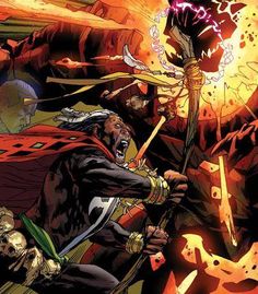 Открытки с Доктором Вуду суперзлодеем из комиксов Вселенной Марвел.