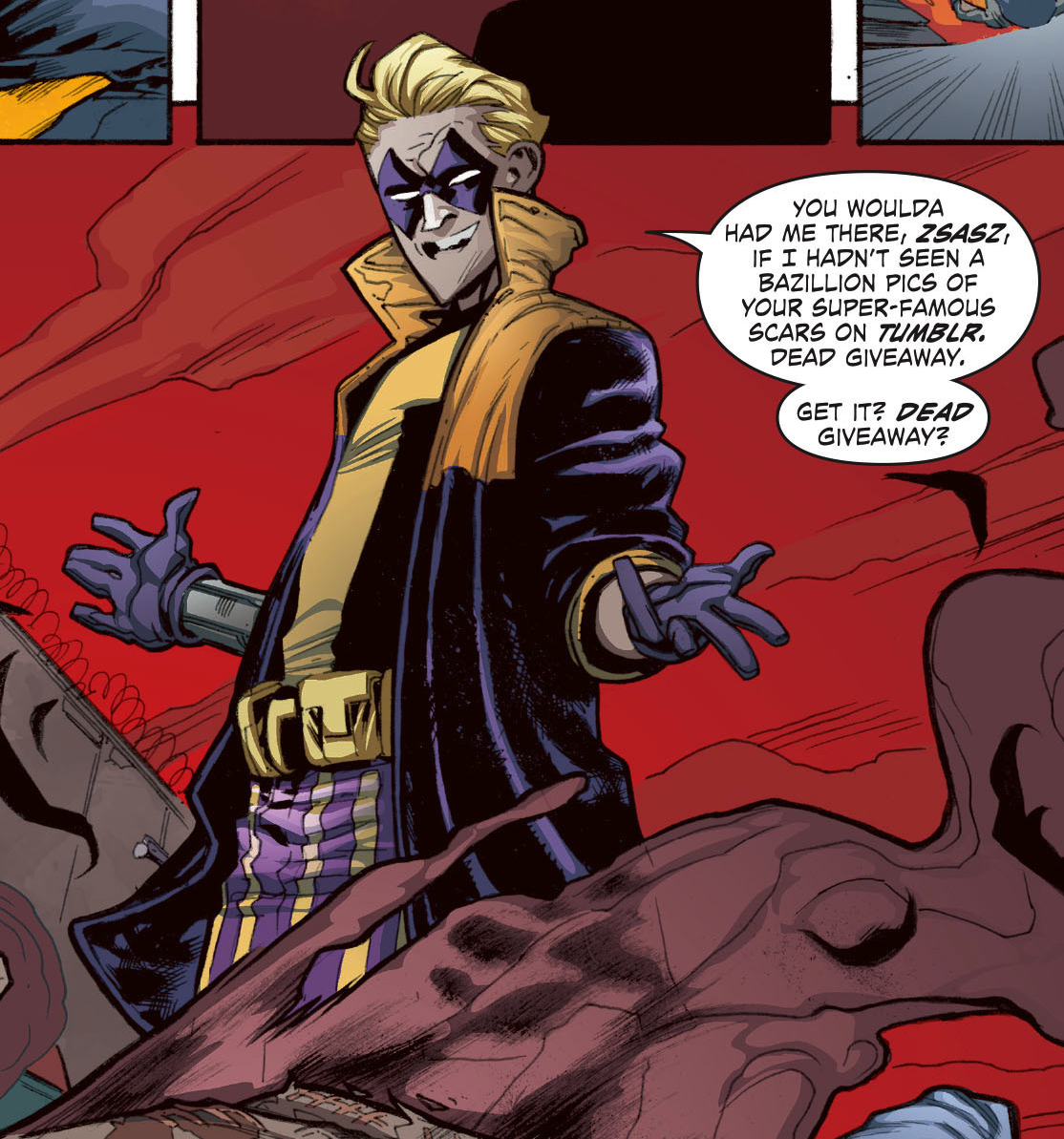 Открытки с Трикстером из Вселенной ДС скачать бесплатно.     