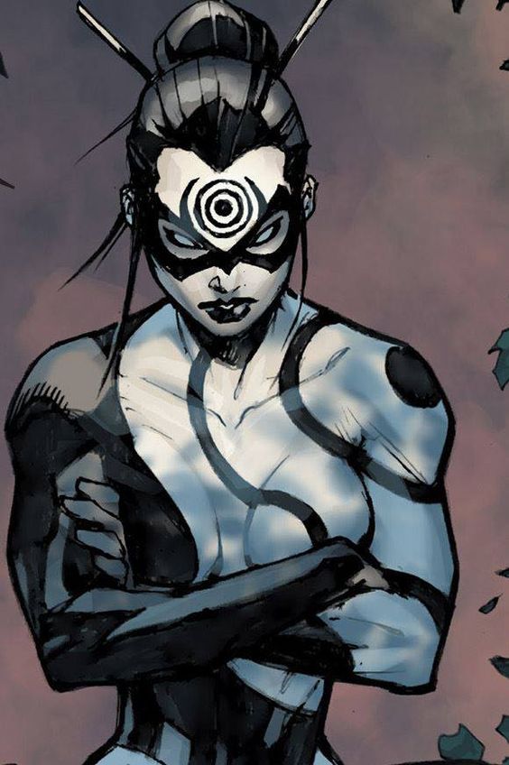 Открытки с Леди Меченой из комиксов Вселенной Марвел скачать.