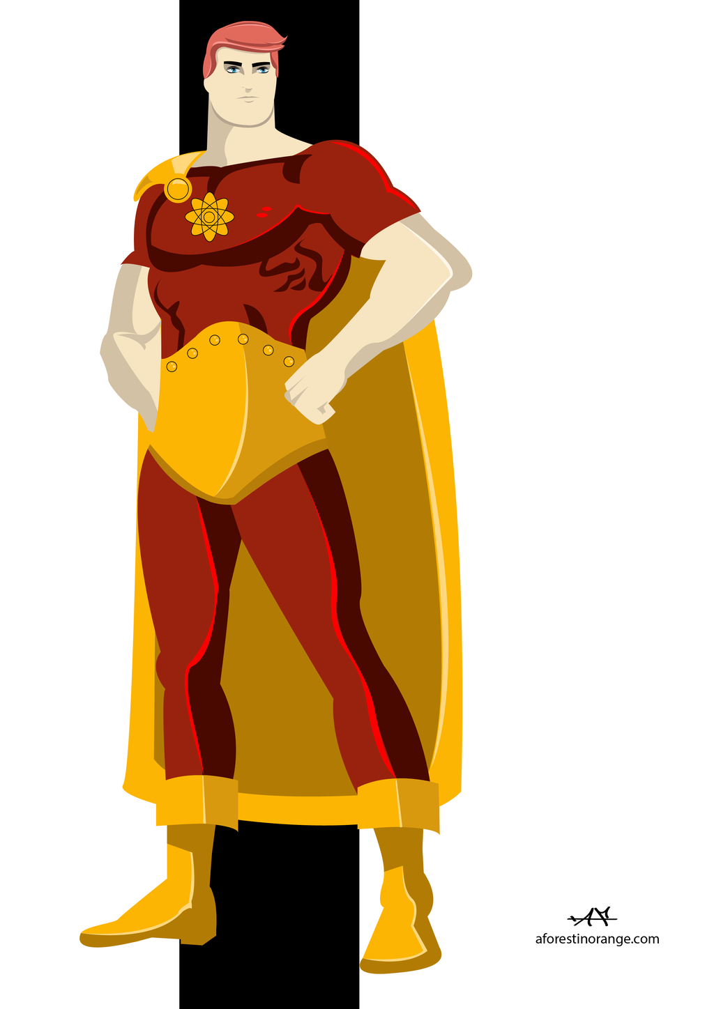 Открытки с Гиперионом Маркусом Милтоном из комиксов Марвел. 