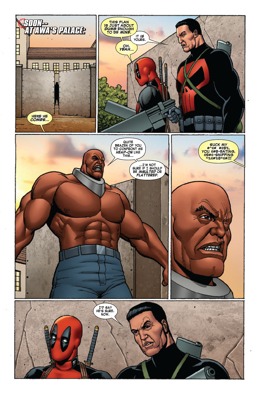 Открытки с Безумцем из комиксов Вселенной Марвел скачать бесплатно.