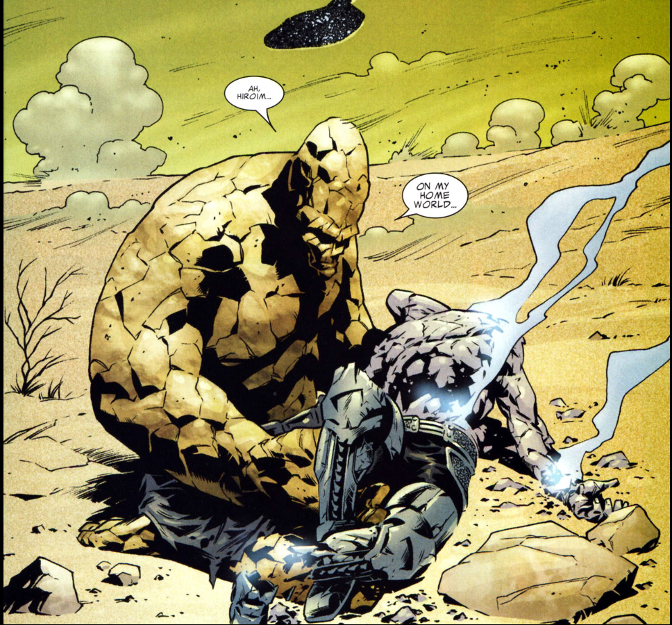 Открытки с Коргом из комиксов Вселенной Марвел скачать бесплатно.