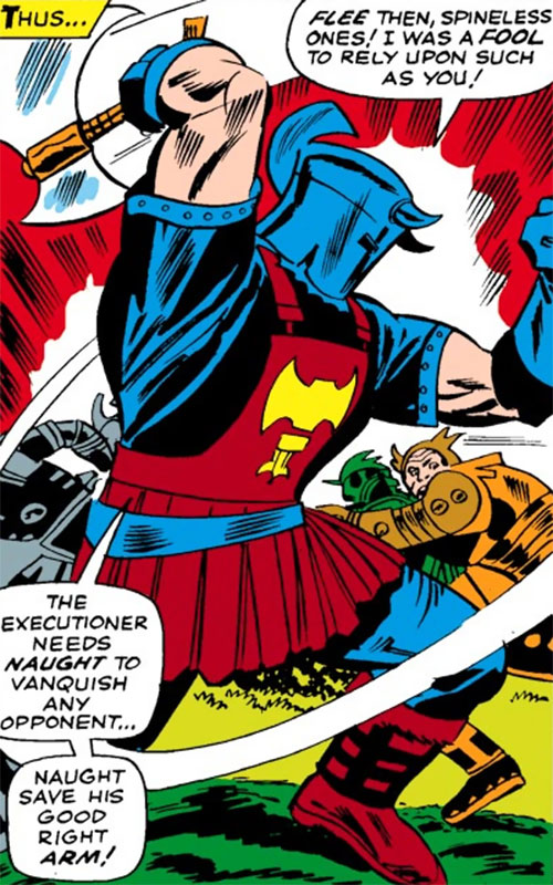 Открытки с Палачом врагом Тора из комиксов Марвел скачать.  