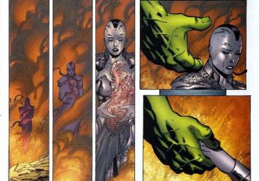 Открытки с Кайерой из комиксов про Халка скачать бесплатно. 