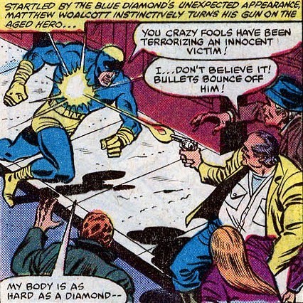 Открытки с Синим Бриллиантом из комиксов Вселенной Марвел скачать.