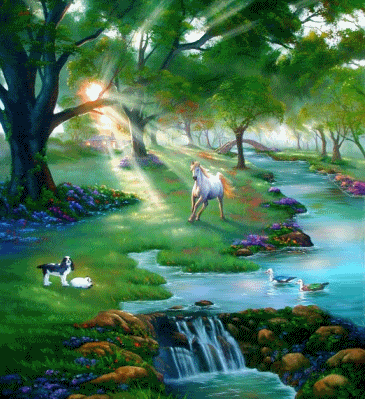 Открытки с летним лесом бесплатно онлайн. Красивые открытки с лесом.