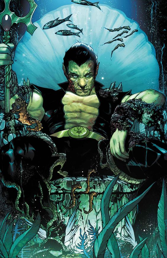 Открытки с морским супергероем Нэмором из комиксов Марвел.  