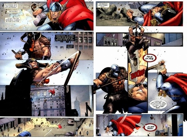 Открытки с Бором из серии комиксов Вселенной Марвел скачать.