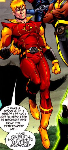 Открытки с Солнечным Мальчиком Санбоем из комиксов Марвел.  