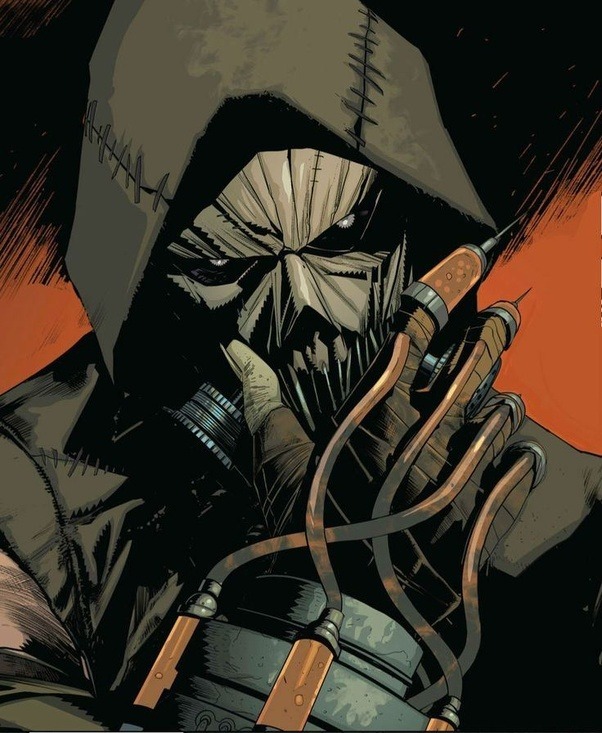 Открытки с Пугалом злодеем из комиксов про Бетмэна скачать бесплатно.