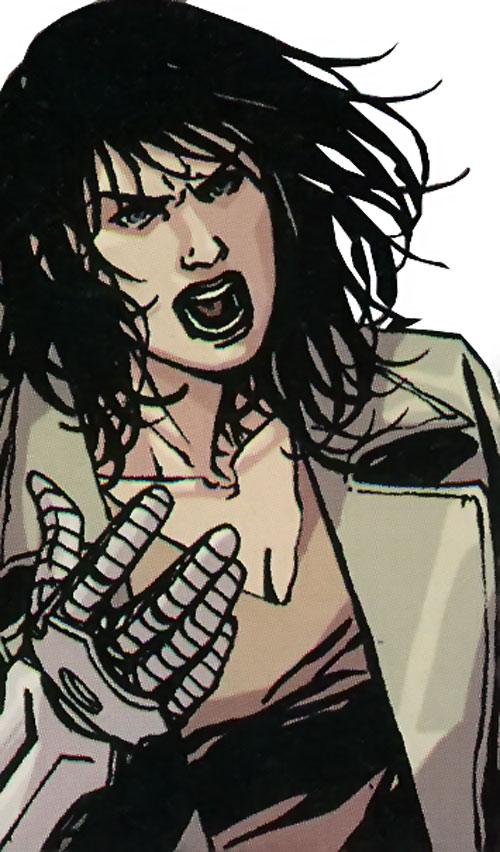 Открытки с Землетрясением Дейзи Джонсон из комиксов Марвел. 