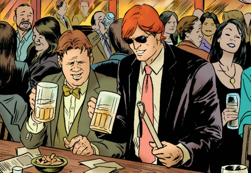 Открытки с Фрэнклином Фогги Нельсоном из комиксов от Марвел.