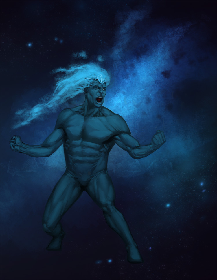 Открытки с Падшим суперзлодеем из комиксов Вселенной Марвел.