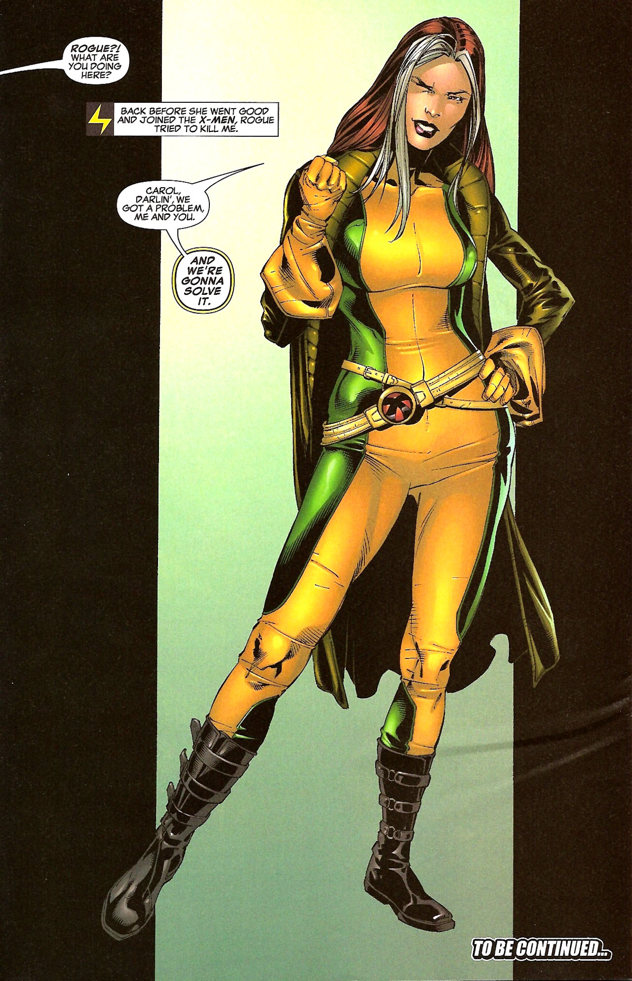 Открытки с Роуг из комиксов про Людей Икс Вселенной Марвел. 