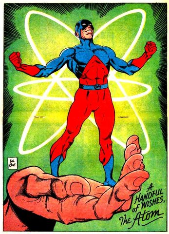 Открытки с Атомом скачать бесплатно. Открытки с Атомом по комиксам.