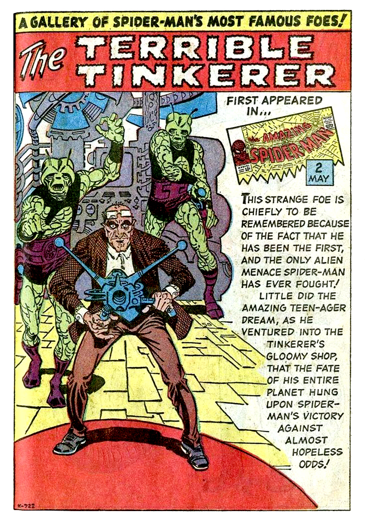 Открытки с Тинкерером Финеасом Мэйсоном из комиксов от Марвел.