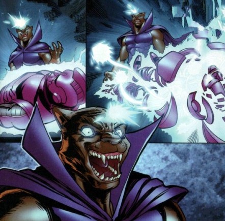 Открытки с Человеком - Зверем злодеем и врагом Тора из комиксов.