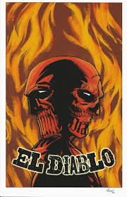 Открытки с Эль Диабло из Отряда Самоубийц. Открытки с Эль Диабло скачать.