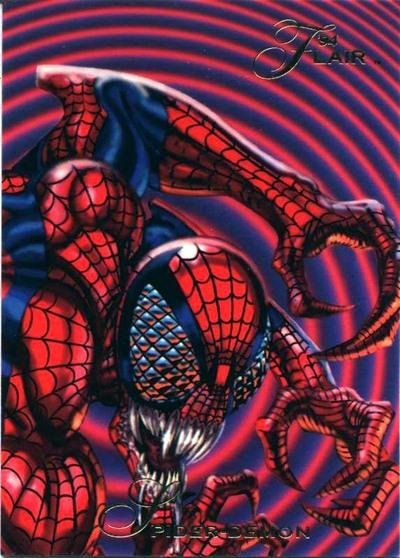 Открытки с Доппельгенгером врагом Спайдермена из комиксов Марвел.