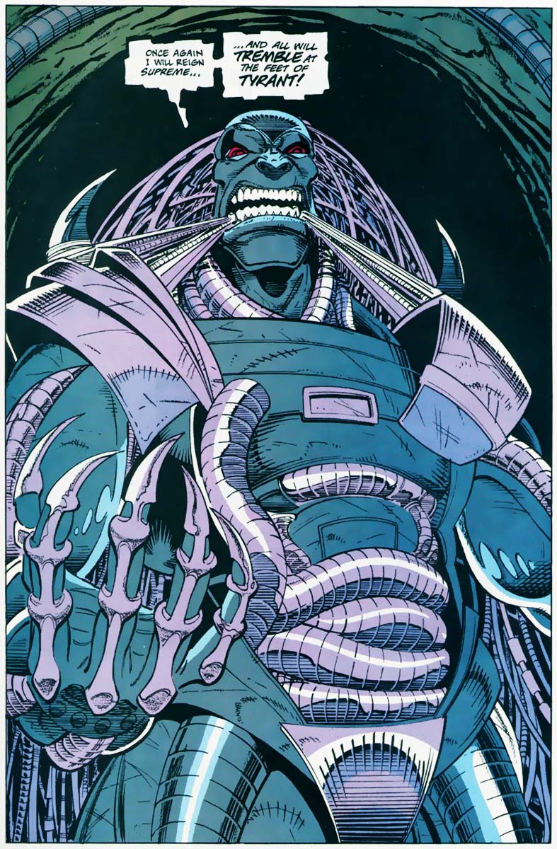 Открытки с Тираном суперзлодеем из комиксов Вселенной Марвел.