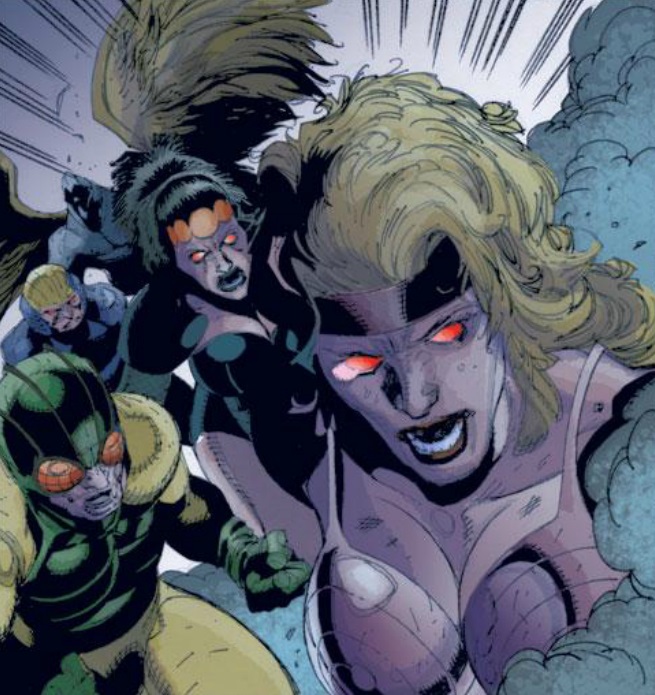 Открытки с Летой персонажем из комиксов Вселенной Марвел.    