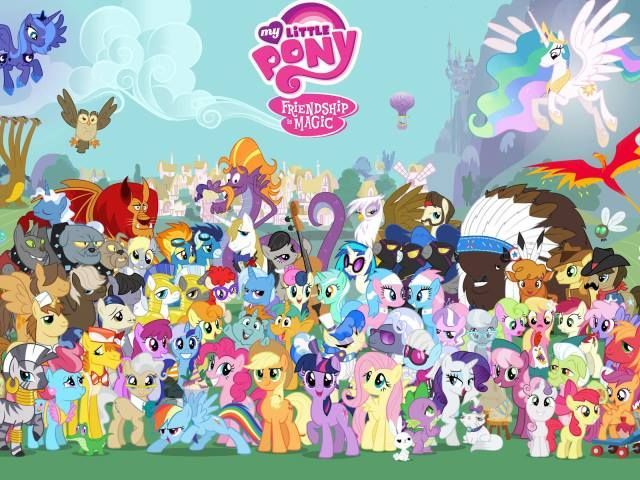 Открытки Мой маленький пони скачать бесплатно. Открытки Мой маленький пони для девочек.