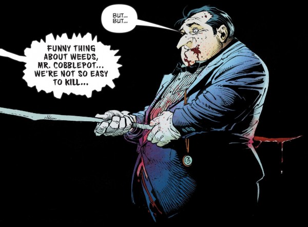 Открытки с Пингвином из комиксов Вселенной ДС скачать бесплатно.