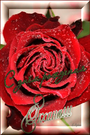 Открытки с именем Оксана с анимациями. С днём рождения Оксана открытки.