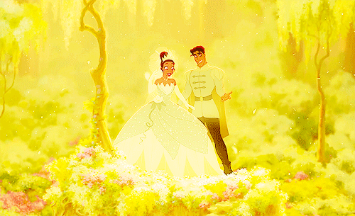 Открытки Принцесса и Лягушка онлайн. Открытки Принцесса и Лягушка скачать бес...