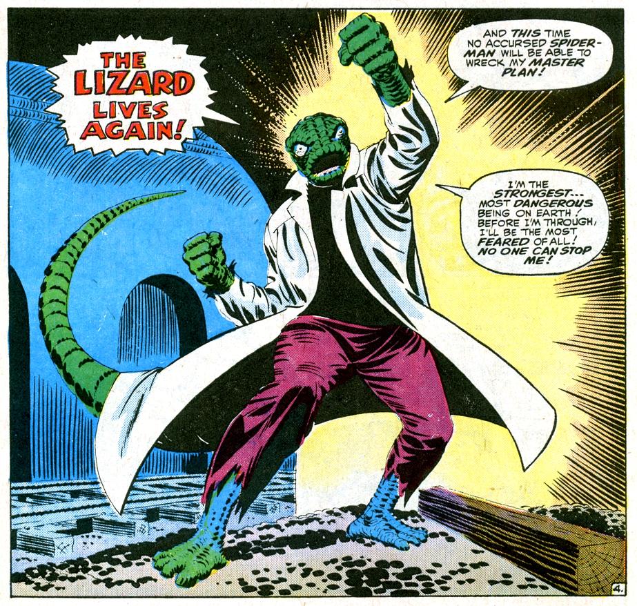 Открытки с Кёртисом Коннорсом Ящером и врагом Человека Паука.