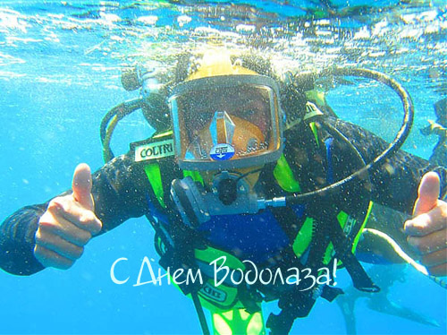 Открытки с днём водолаза скачать. Открытки с днём водолаза бесплатно.