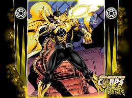 Открытки с Синестро врагом Супермэна из комиксов ДС скачать.