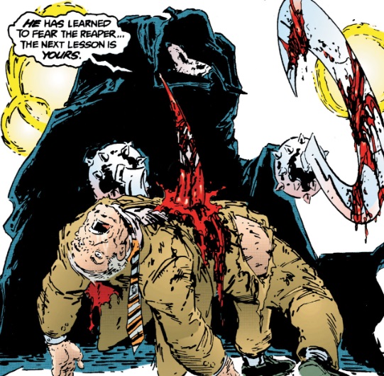 Открытки со Жнецом суперзлодеем из комиксов ДС скачать бесплатно.