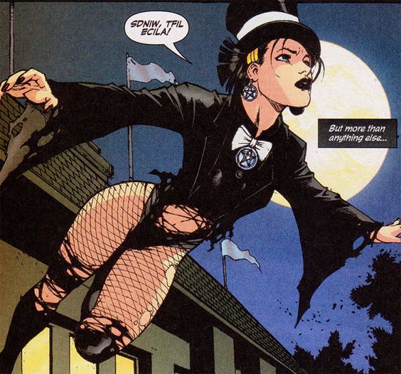 Открытки с Алисой из комиксов Вселенной ДС скачать бесплатно.