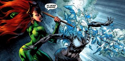 Открытки с Мерой из комиксов про Аквамэна скачать бесплатно.