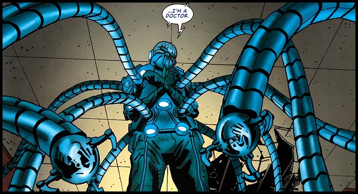 Открытки с Отто Октавиусом скачать бесплатно. Открытки с Доктором Осьминогом.