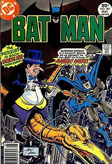 Открытки с Пингвином из комиксов Вселенной ДС скачать бесплатно.