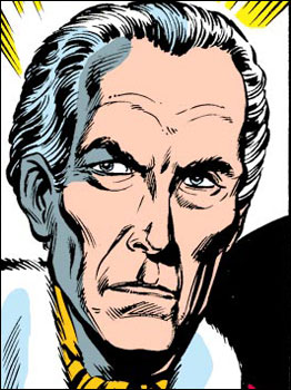 Открытки с Джастином Хаммером из комиксов про Человека Паука.