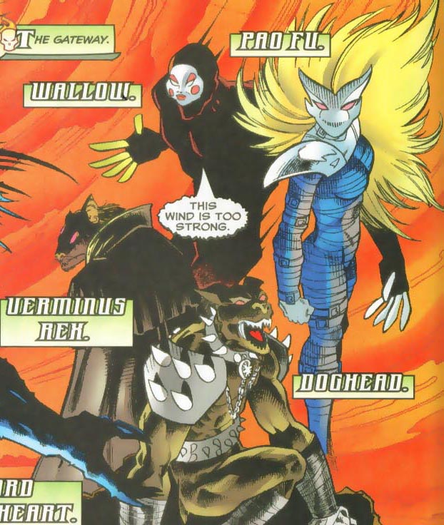 Открытки с Блэкхартом суперзлодеем из комиксов Вселенной Марвел.