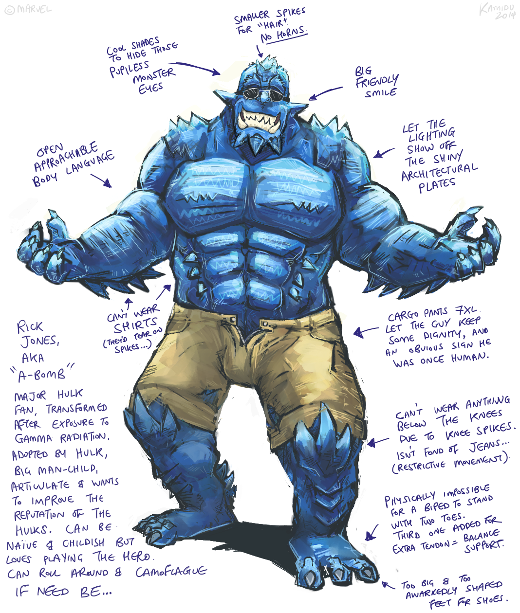 Открытки с А - Бомбой из комиксов Вселенной марвел скачать. 