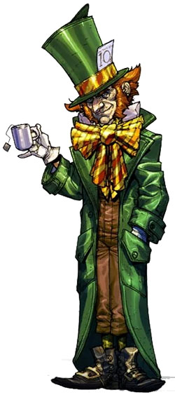 Открытки с Безумным Шляпником из Нотэма скачать бесплатно.    