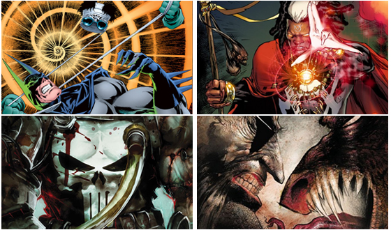 Открытки с Доктором Вуду суперзлодеем из комиксов Вселенной Марвел.